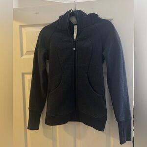 Lululemon Navy Blue Scuba Full Zip Hoodie Size 4